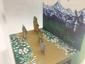 Little Samson NES Nintendo Intro Ending Shadow Box Diorama Cube