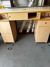 Nail Salon Furnitrue. Manicure and Pedicure Stations with other furniture