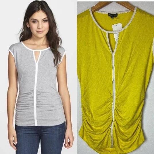 Vince camuto ruched top sales