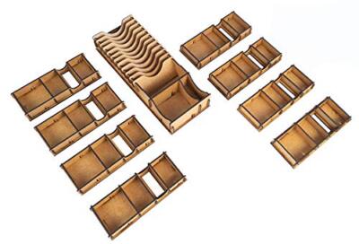 Docsmagic.de Organizer Insert for A Game of Thrones Box - Einsatz
