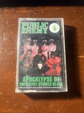 Public Enemy Apocalypse 91....The Enemy Strikes Black Cassette Tape
