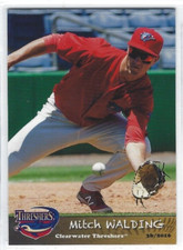 2016 Clearwater Threshers (Single A-Philadelphia Phillies) Mitch Walding