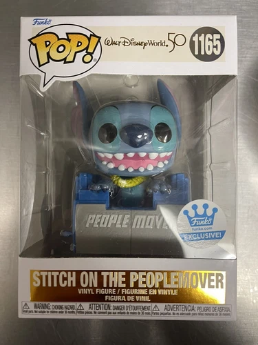 FUNKO POP! Funko Shop Exclusive Stitch On The People Mover W/ Pop Protector!