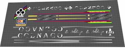 Colnago Master Frame Sticker SET chrome