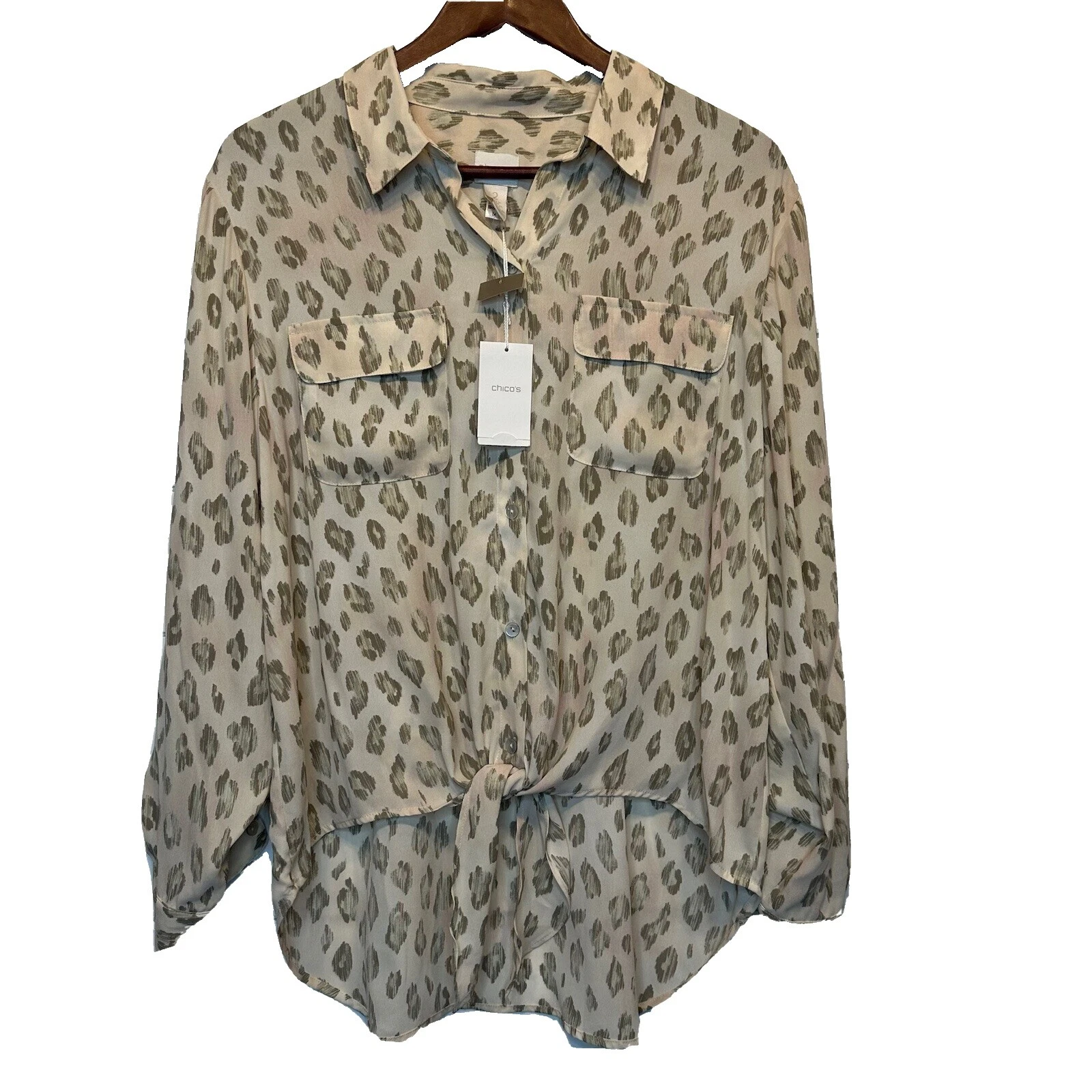 Chico's fiesta/cóctel Tops Estampado de Animales para Mujer