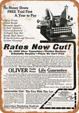 METAL SIGN - 1917 Oliver Typewriters - Vintage Look Reproduction thumbnail