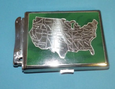 Vintage Monopol Zbelo Lighter & Cigarette Case United States Germany Occupying