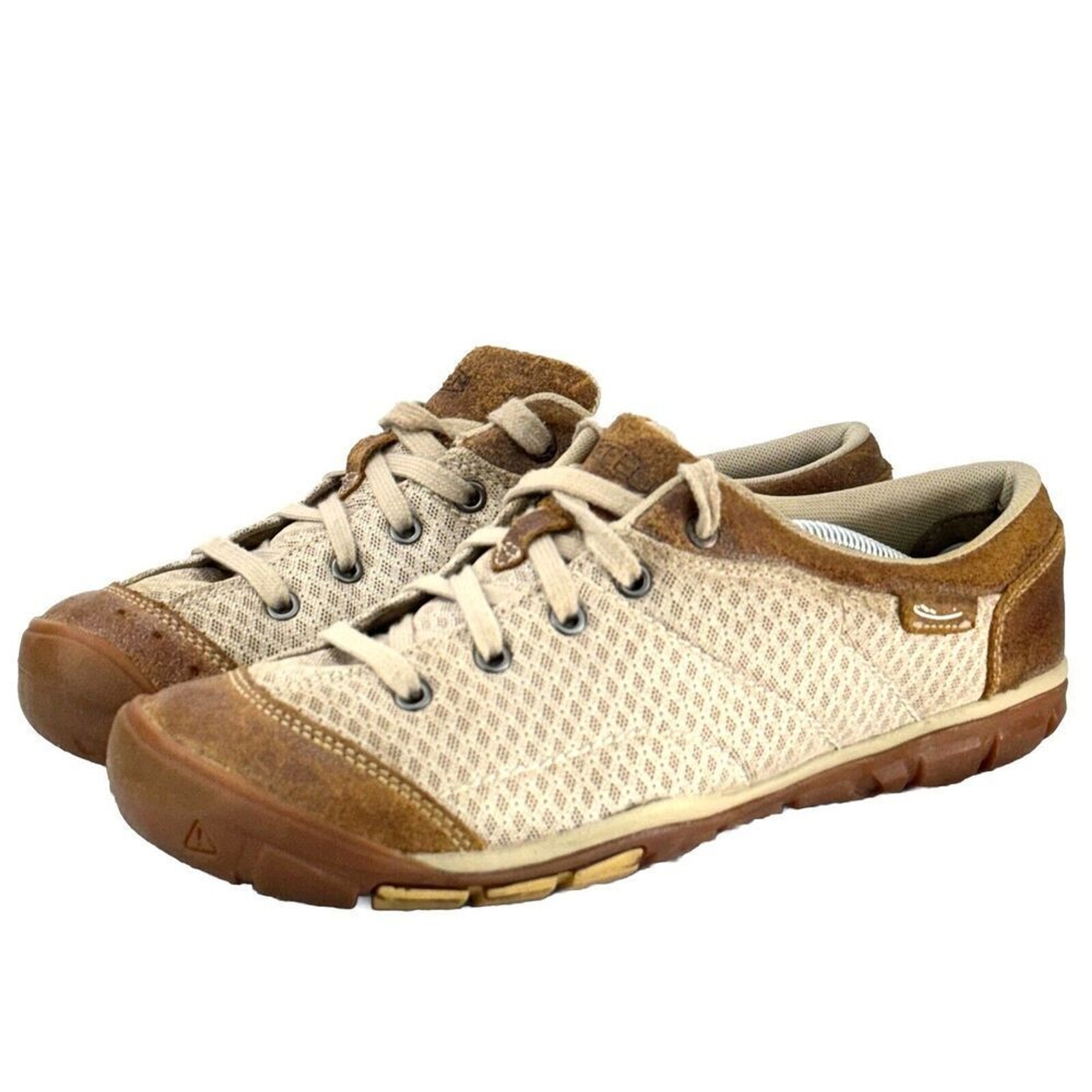 Scarpe sneakers Keen Wmns taglia 9 marrone pelle maglia mercer pizzo II CNX 1012360