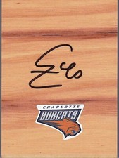 Charlotte Bobcats Cody Zeller Signed Floorboard COA