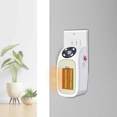 Efficient 400W Ceramic Heater with Digital Screen & 24-Hour Timer Compact Design - Picture 4 of 11