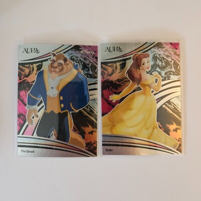 Belle (Die Schöne) und das Biest - Disney Aura Karten - (Nr.: AD-B-33 & AD-B-34)