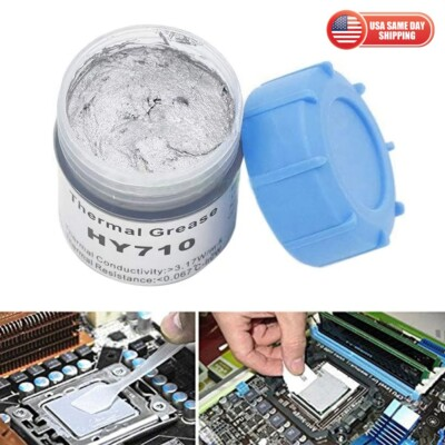 #ad HY710 Silver Compound Thermal Conductive Grease Paste CPU GPU Chipset Cooling $8.99