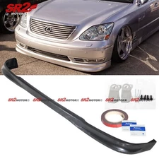 For 2004-2006 Lexus LS430 C-Style Front Body Bumper PU Lip Spoiler Splitter