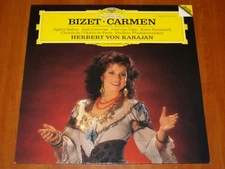 BIZET CARMEN HIGHLIGHTS HERBERT VON KARAJAN LP *RARE* DEUTSCHE GRAMMOPHON VINYL