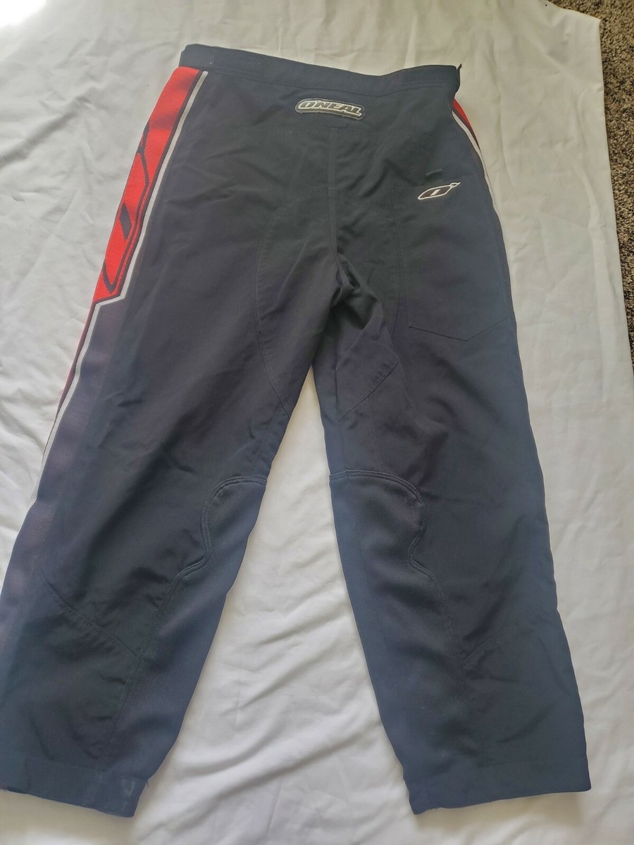 Vintage O'Neal Moto Racing MX Pants sz32 Red Black | eBay