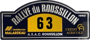 Decalques Plaques et numeros Rallye Monte Carlo 1990 a 1994 - Francis