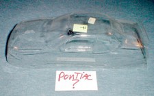 PARMA PONTIAC Clear Stock Car Slot Car Body 1/24 Vintage 4 1/2" W/B NOS 