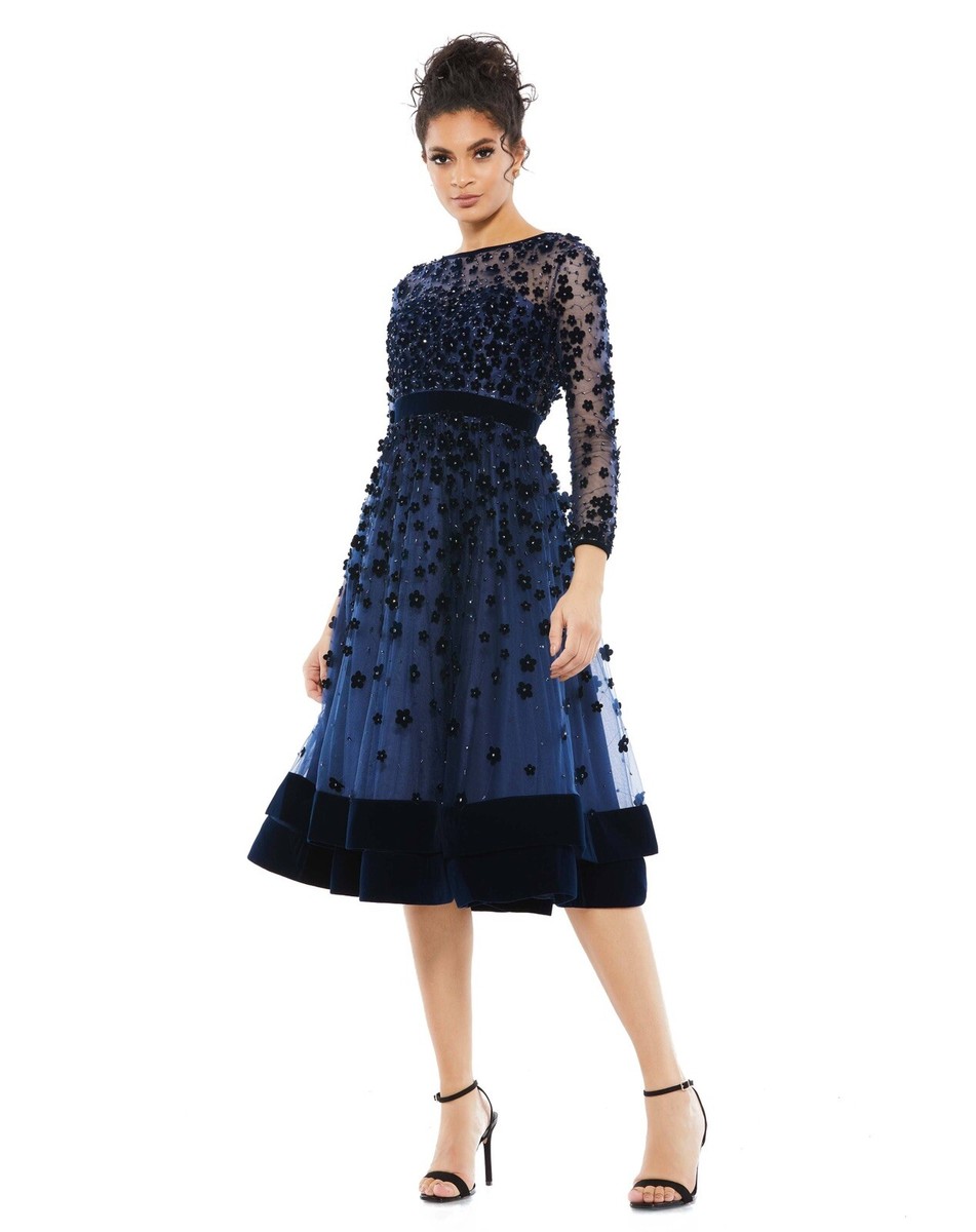 cotton tie dye dresses SILK EMBROIDERED TIE DYE ELEMENTAL BLUE DRESS