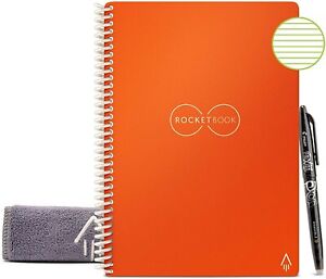 Rocketbook Everlast Smart Reusable Notebook A5 Executive Beacon Orange