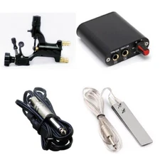 New Tattoo Kit Dragonfly  Machine Mini Power Supply Pedal Clip Cord Set