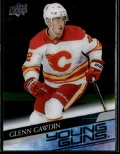 2021-22 UD Young guns clear cut Glenn Gawdin #726