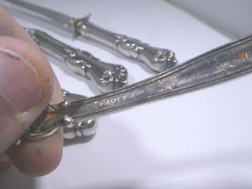 4 PEZZI DA PORTATA CHANTILLY BETULLA GORHAM ARGENTO STERLING - Foto 3 di 3