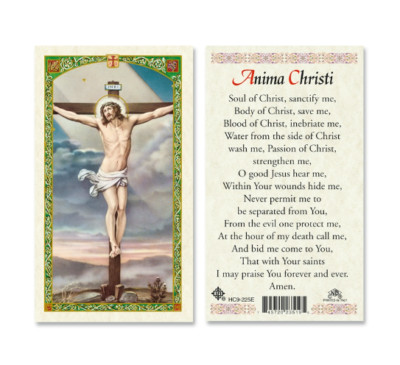 Anima Christi - Paperstock Holy Card HC9-225ENL