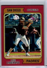 2023 Topps Heritage - #168 Luis Liberato (RC)