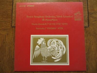 Erich Leinsdorf, Boston Sym Orch - Le Coq D'Or Suite, Firebird Suite 1965 VG+/EX