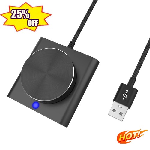 1x USB Computer Volume Controller Audio Volume Control Adjust Knob B4M3 - Photo 5/10
