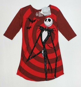 Disney Nightmare Before Christmas Jack Burgundy Juniors Dress New 4c2 Ebay