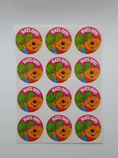 Vintage Trend Scratch And Sniff Sticker Sheet/ Hats Off