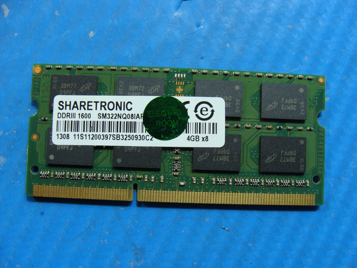 Lenovo Yoga 13 Sharetronic 4GB DDRIII 1600 SO-DIMM Memory
