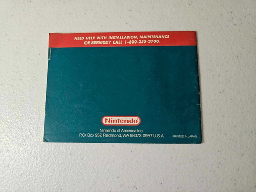 F-1 Race Nintendo Game Boy Instruction Manual Booklet ONLY F1 - Picture 2 of 2