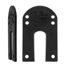 PARIS Longboard Risers 1/4" RISERS BLACK Riser Pads