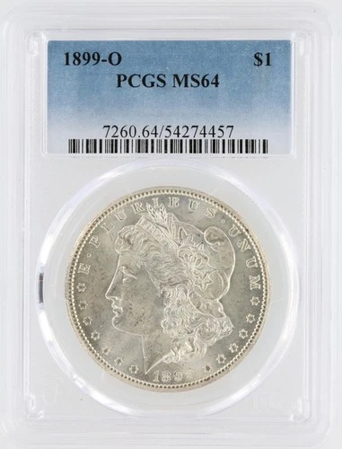 1899-O Morgan Dollar PCGS MS64 S$1 New Orleans Minted Silver Dollar No Reserve