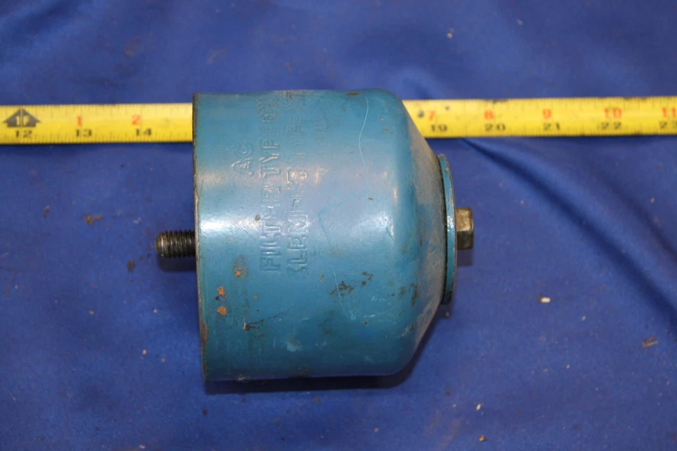 Triumph TR6 Original Oil Filter Canister Assembly With Factory Stamping - Image 3 of 4