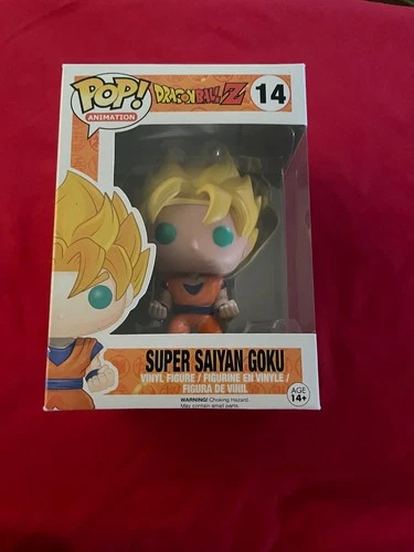 Funko Pop!  Dragon Ball Z Super Saiyan Goku #14 (Metallic) Lootcrate Exclusive