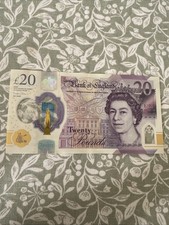 £20 Polymer Twenty Pound Note - Low Serial Number - AE01 068750