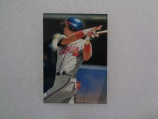 Chipper Jones 1996 Fleer Checklist Insert Card #3. nr to mint.