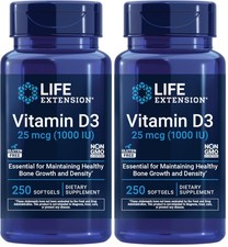Life Extension Vitamin D3 25 mcg (1000 IU), I...