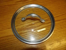 Calphalon Vented Stainless Steel Glass Lid 9  3/8" O.D  8 5/8 I.D 0810216  #76