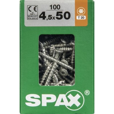 Spax Universalschrauben 4.5 x 50 mm TX 20 - 100 Stk.  Schraube