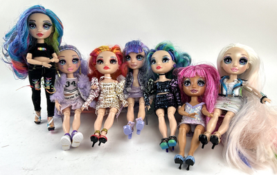 #ad Lot of Seven Rainbow High 11#x27;#x27; Dolls and Accessories $57.77