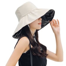 Women Summer Rain Hat UV UPF 50 Sun Protection Wide Brim Hat Sun Hat Foldable...