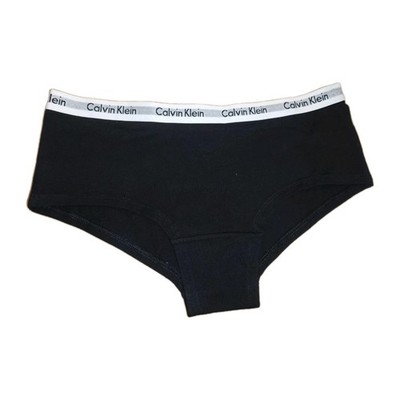 Slip Panty Gr. 152/164 Calvin Klein schwarz m. weißem Bund & Schriftzug (3)