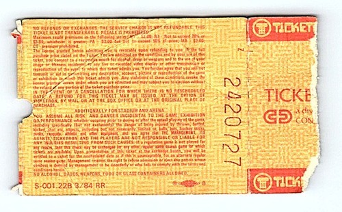 Grateful Dead Concert Ticket Stub Juin 22 1985 East Troy Wisconsin - Photo 2 sur 7