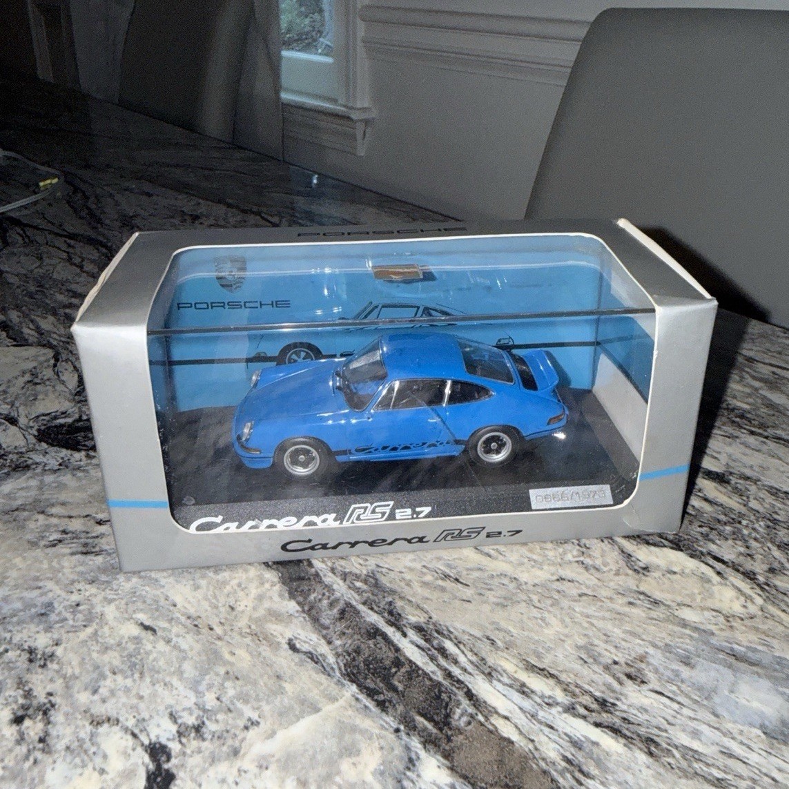 MINICHAMPS Porsche Carrera RS 2.7 1:43 Blue Limited Edition Model