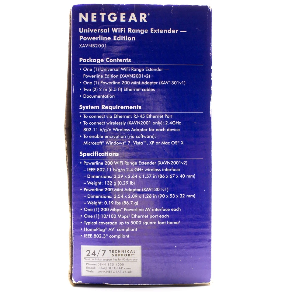 NETGEAR Powerline 200 Universal WiFi Range Extender Powerline Edition, XAVNB2001 - Image 4 of 4