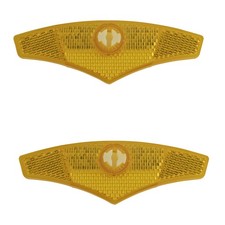 New Bicycle Bike Wheel Spoke Safety Visibility Reflector Amber
